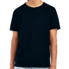 Large Black Cotton T-Shirt Printed with Your Design