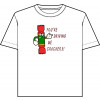 Large White T-Shirt with You're Driving Me Crackers design