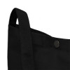 Black Canvas 8oz Musette Bag 40x30cm, 150cm Long adjustable strap