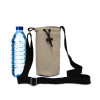 Hemp Cotton Bottle Carrier Bag 13x18cm with Adjustable Strap