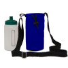 Blue Canvas 8oz Bottle Carrier Bag 15x20cm with Adjustable Strap