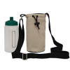 Natural Hemp Cotton Bottle Carrier Bag 15x20cm with Adjustable Strap