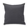Slate Grey Canvas 8oz Cushion Cover 45x45cm square, concealed zip