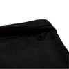 Black Canvas 8oz Cushion Cover 51x30cm, concealed zip