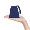 Navy Blue Cotton Drawstring Gift Bag 10x13cm