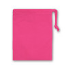 Raspberry Pink Cotton Drawstring Gift Bag 15x20cm