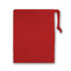 Red Cotton Drawstring Gift Bag 15x20cm