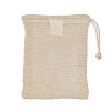 Natural Mesh Cotton Drawstring Bag 15x20cm