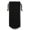 Black Cotton Drawstring Bottle Gift Bag 17x37cm