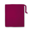 Maroon Red Cotton Drawstring Gift Bag 20x24cm