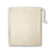 Natural Cotton Drawstring Bag 20x24cm
