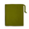 Olive Green Cotton Drawstring Gift Bag 20x24cm