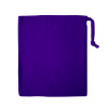 Purple Cotton Drawstring Bag 20x24cm