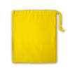 Yellow Cotton Drawstring Gift Bag 20x24cm