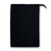 Black Cotton Drawstring Gift Bag 25x35cm