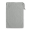 Grey Cotton Drawstring Gift Bag 25x35cm