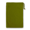 Olive Green Cotton Drawstring Gift Bag 25x35cm