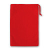Red Cotton Drawstring Gift Bag 25x35cm