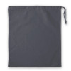 Slate Grey Cotton Drawstring Bag 38x43cm
