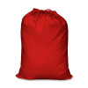 Personalised Medium Red Cotton Christmas Santa Sack