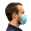 3 layer White & Blue non-woven Face Mask 18x10cm - Pack of 50