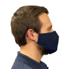 3 layer Dark Blue Cotton Face Mask 23x13cm
