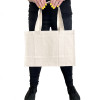 Natural Canvas 10oz Tote Bag 37x26x15cm. Inner Pocket