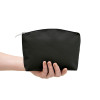 Black Canvas 8oz purse/pouch 17x14cm