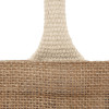 Natural Starched Jute Gift Bag 20x20x12cm Gusset