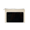 Natural Canvas 8oz Tablet Protector Case 25x16cm