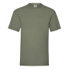 Printed Olive Crew Neck T-Shirt - Large