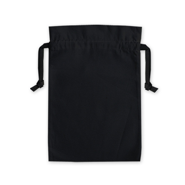 Black Cotton Drawstring Bag 20x28cm Drawstring Gift Bags The Clever