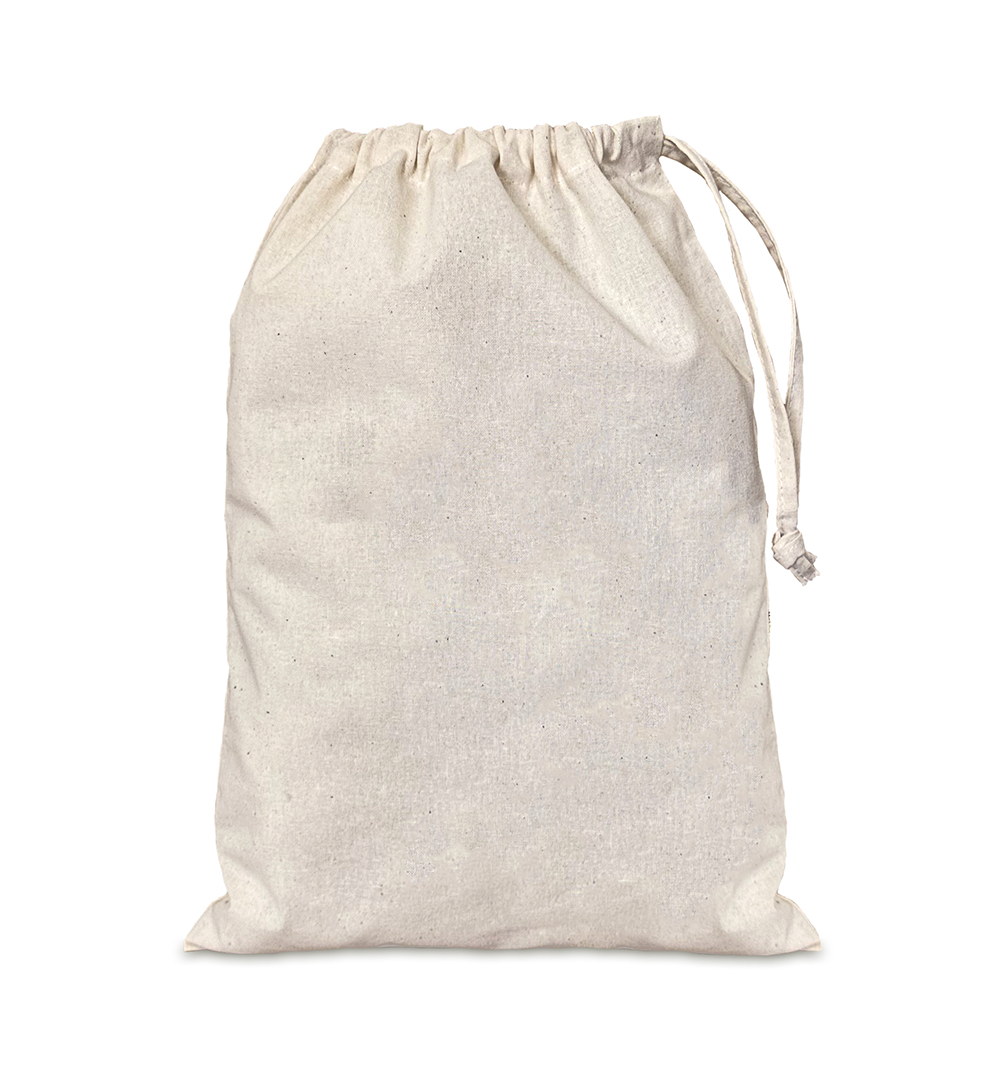 Natural medium cotton Drawstring Bag | The Clever Baggers