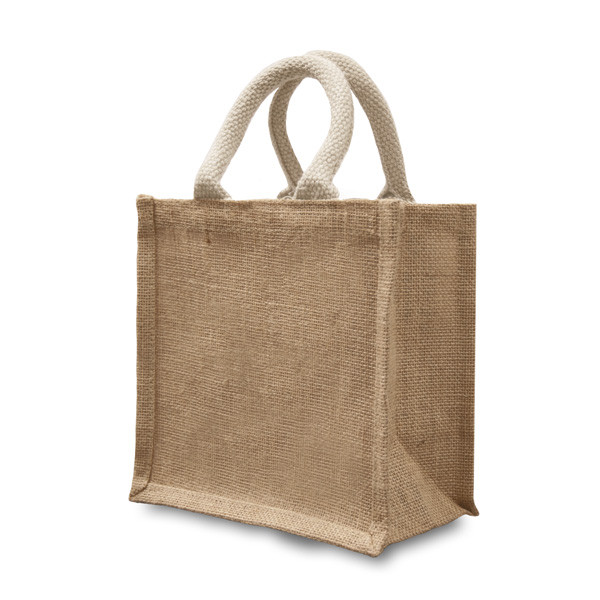 Natural Jute Gift Bag 20x20x12cm | Party Goody Tote Bags | The Clever ...