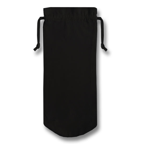 Black cotton Drawstring Bottle Gift Bag The Clever Baggers